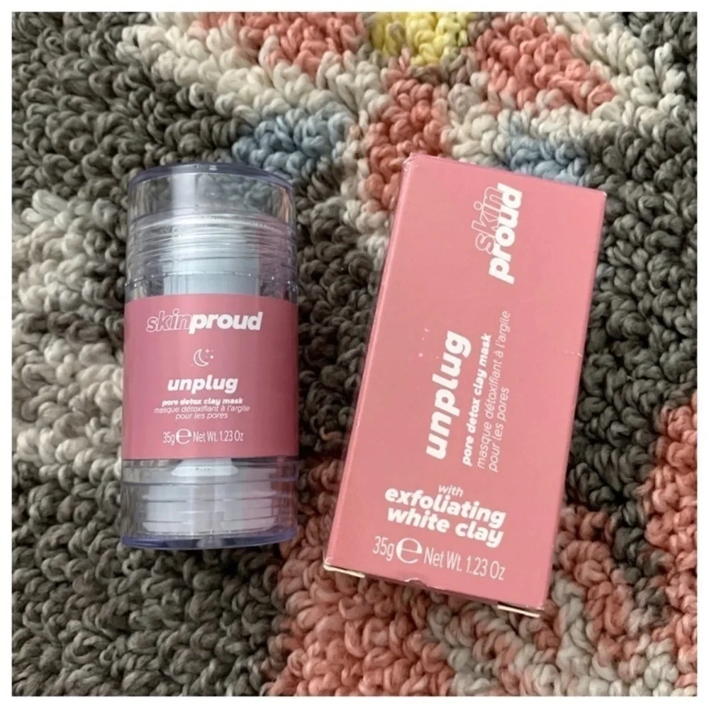 Unplug Pore Detox White Clay Lottie London Skin Proud Exfoliate Face Mask Stick